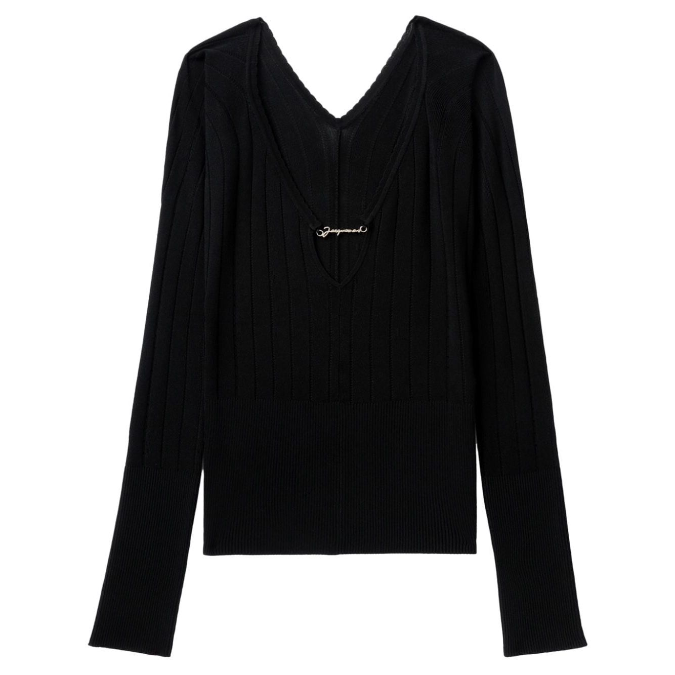 JACQUEMUS Sweaters Black Topwear