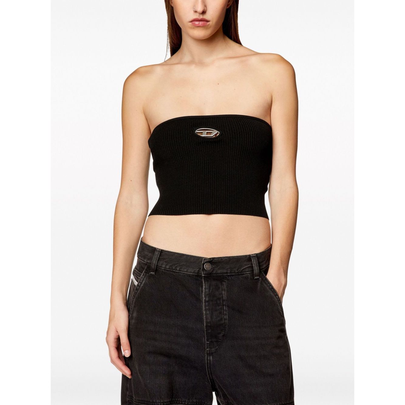 Diesel Top Black Topwear