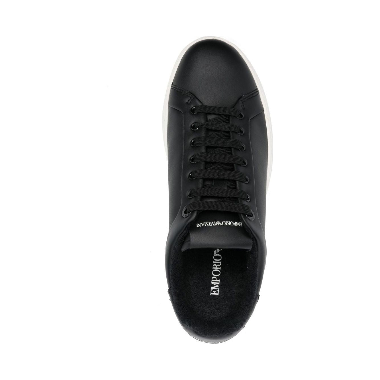 Emporio Armani logo print lace-up sneaker X4X598XF66200002-P25