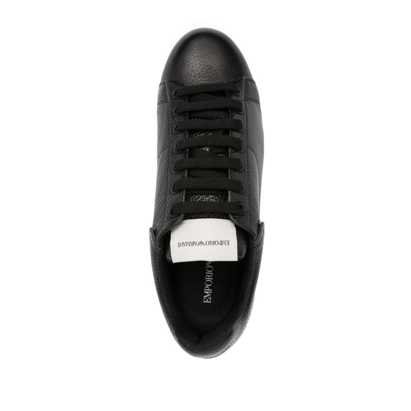 Emporio Armani tumbled leather sneakers X4X264XF76800002-P25