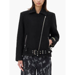 Ganni Textured Boucle Wool Jacket