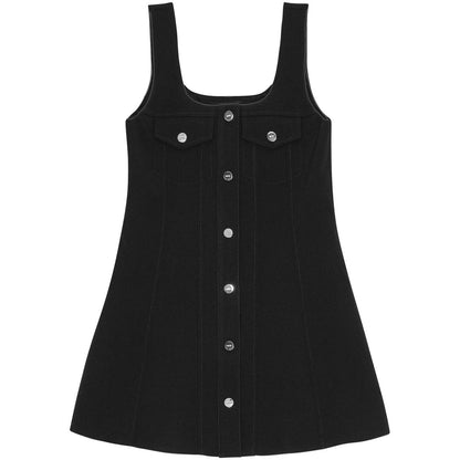 Ganni crepe mini dress