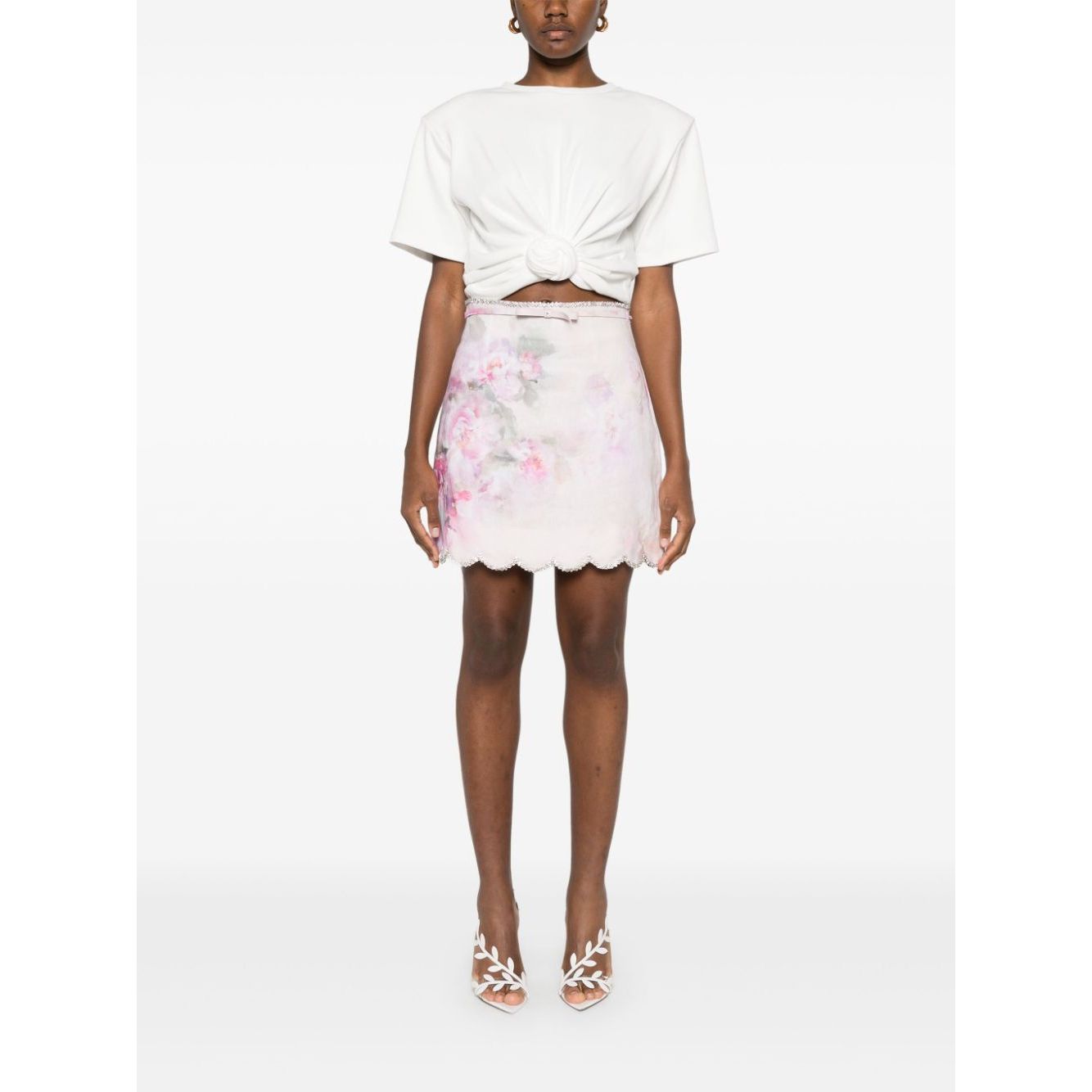 Zimmermann Crush Mini Skirt Skirts