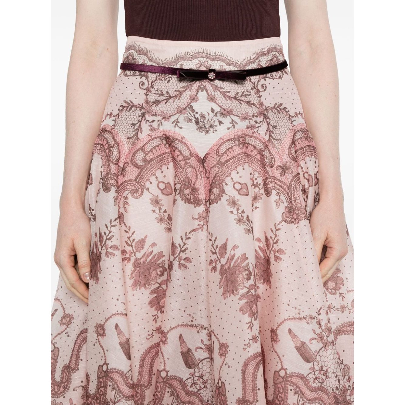 Zimmermann Crush midi skirt Skirts