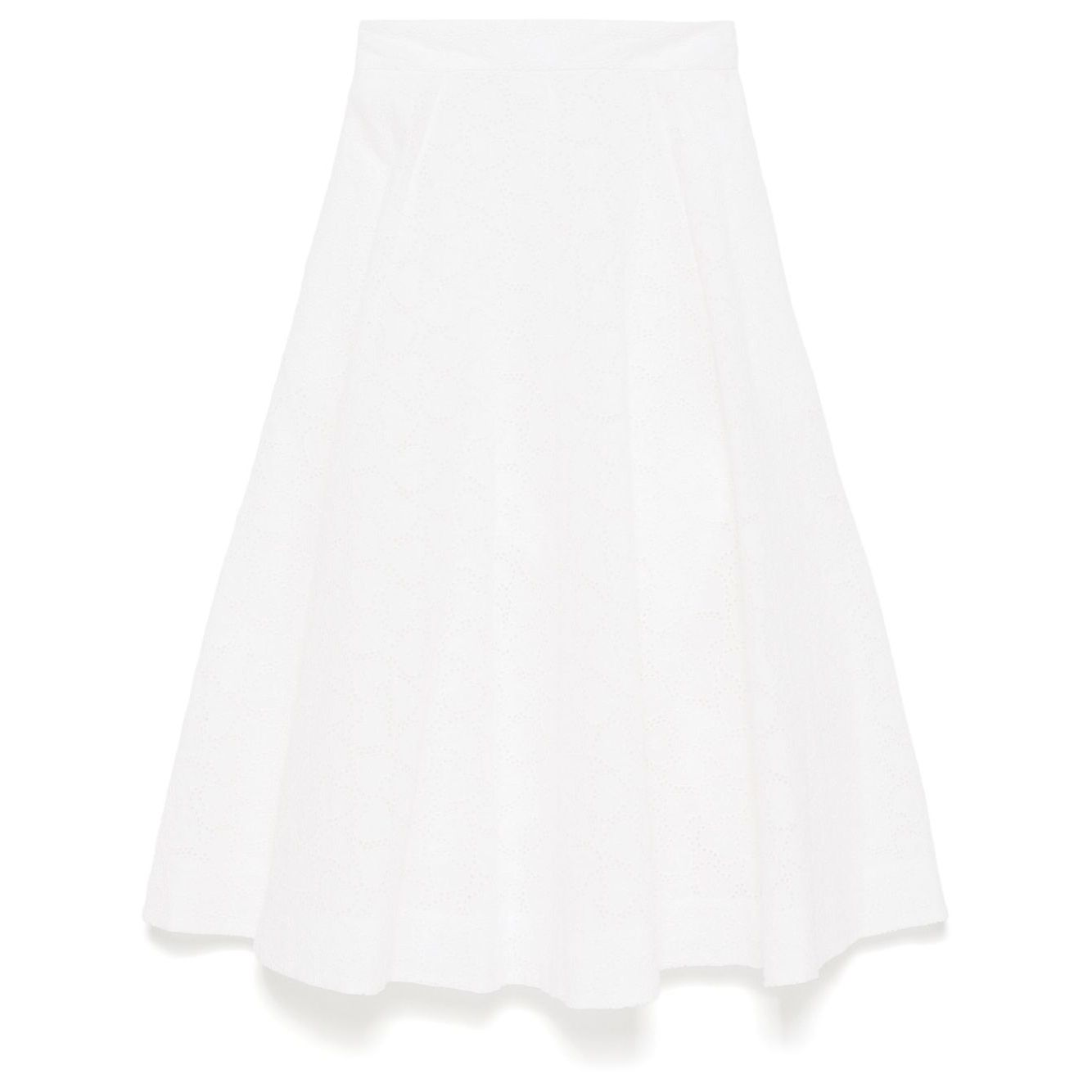 Zimmermann Crush embroidered midi skirt