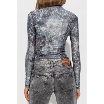 Diesel Sweaters Grey Topwear