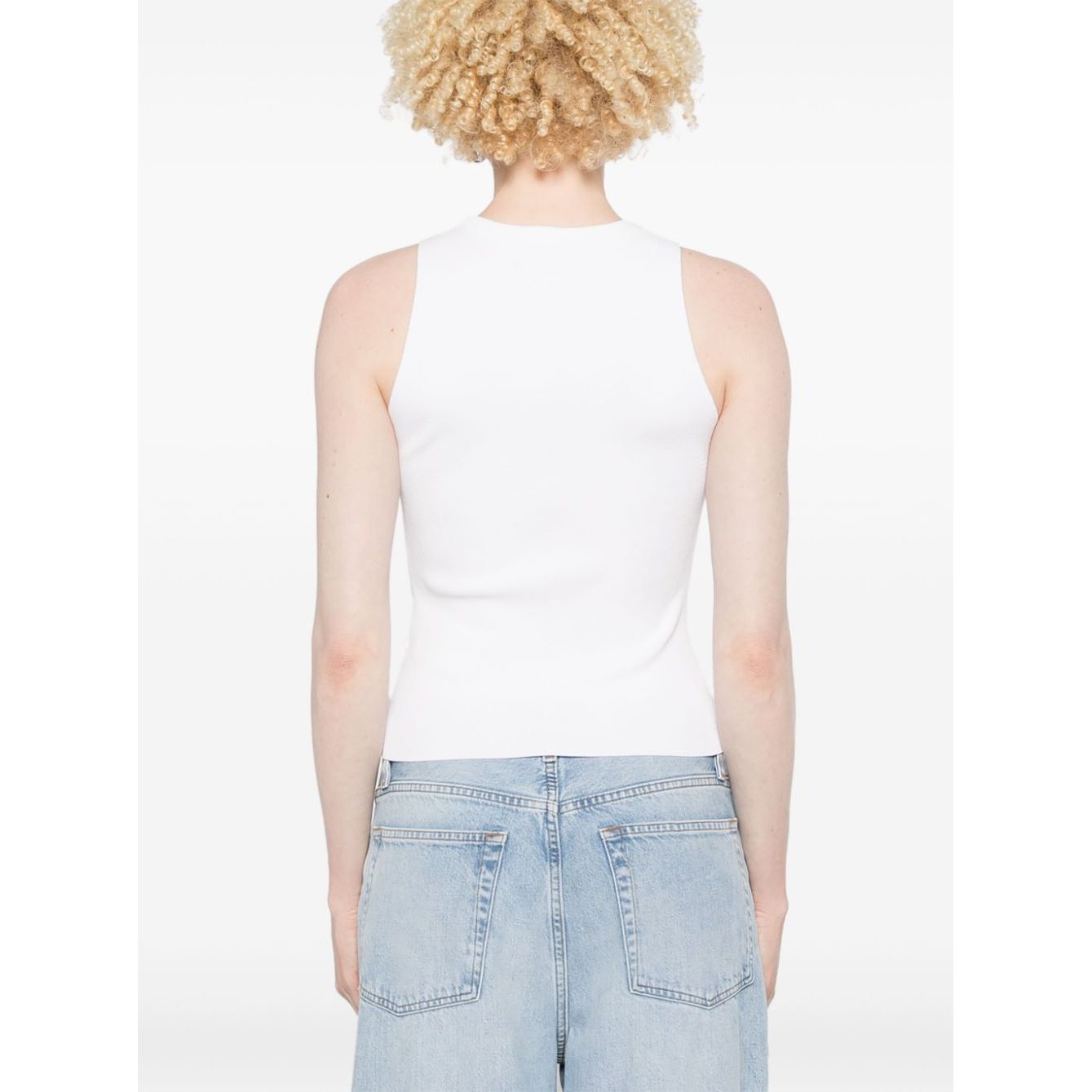 Diesel Top White Topwear