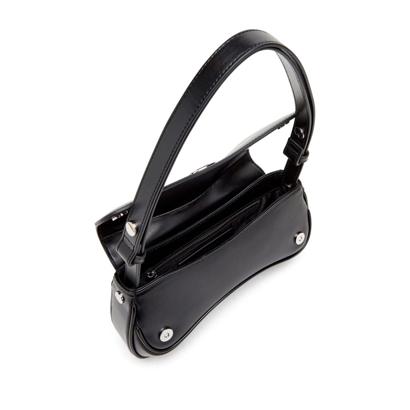 Diesel Play-Semi gloss leather shoulder bag Clutches