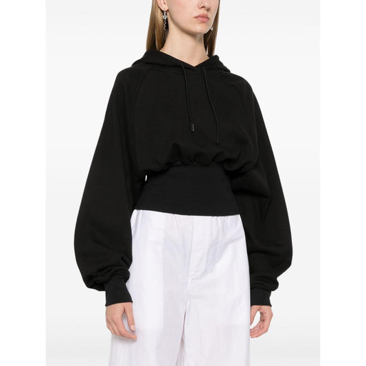 Adidas By Stella McCartney crop hoodie JG1543BLACK-P25