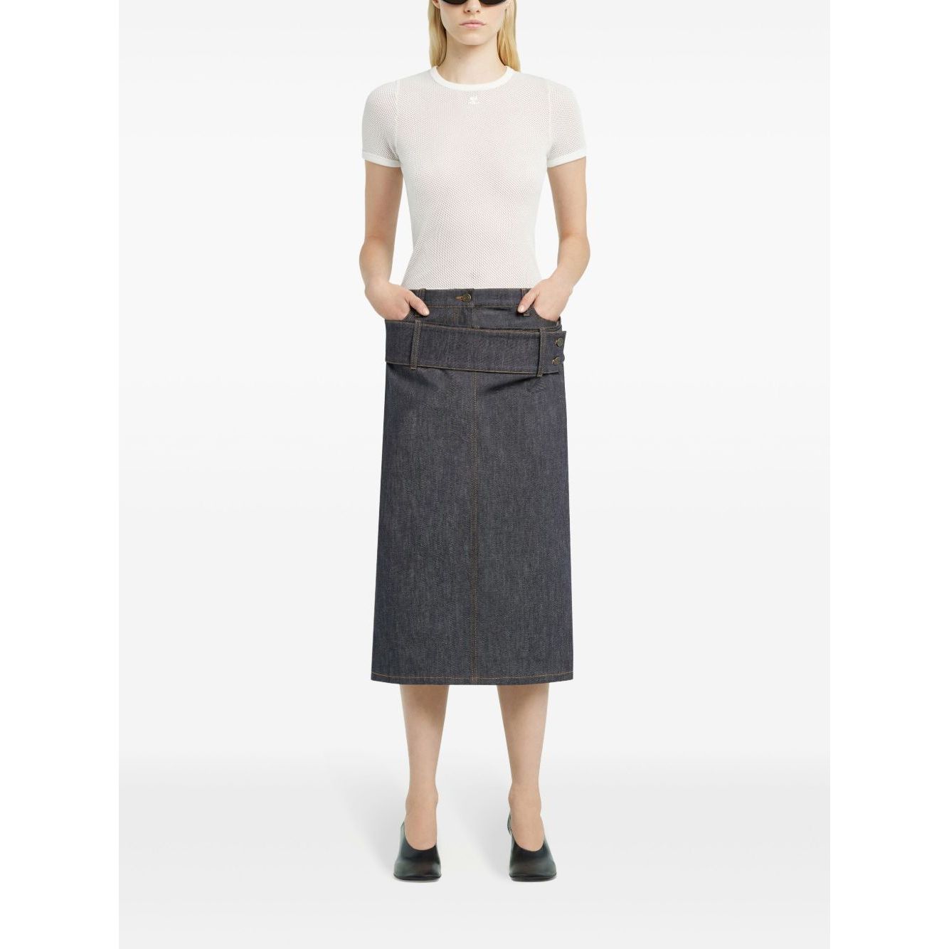 Courreges Pre Courrèges Mesh T-shirt Topwear