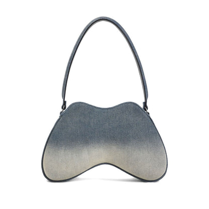 Diesel double-d denim shoulder bag Shoulder