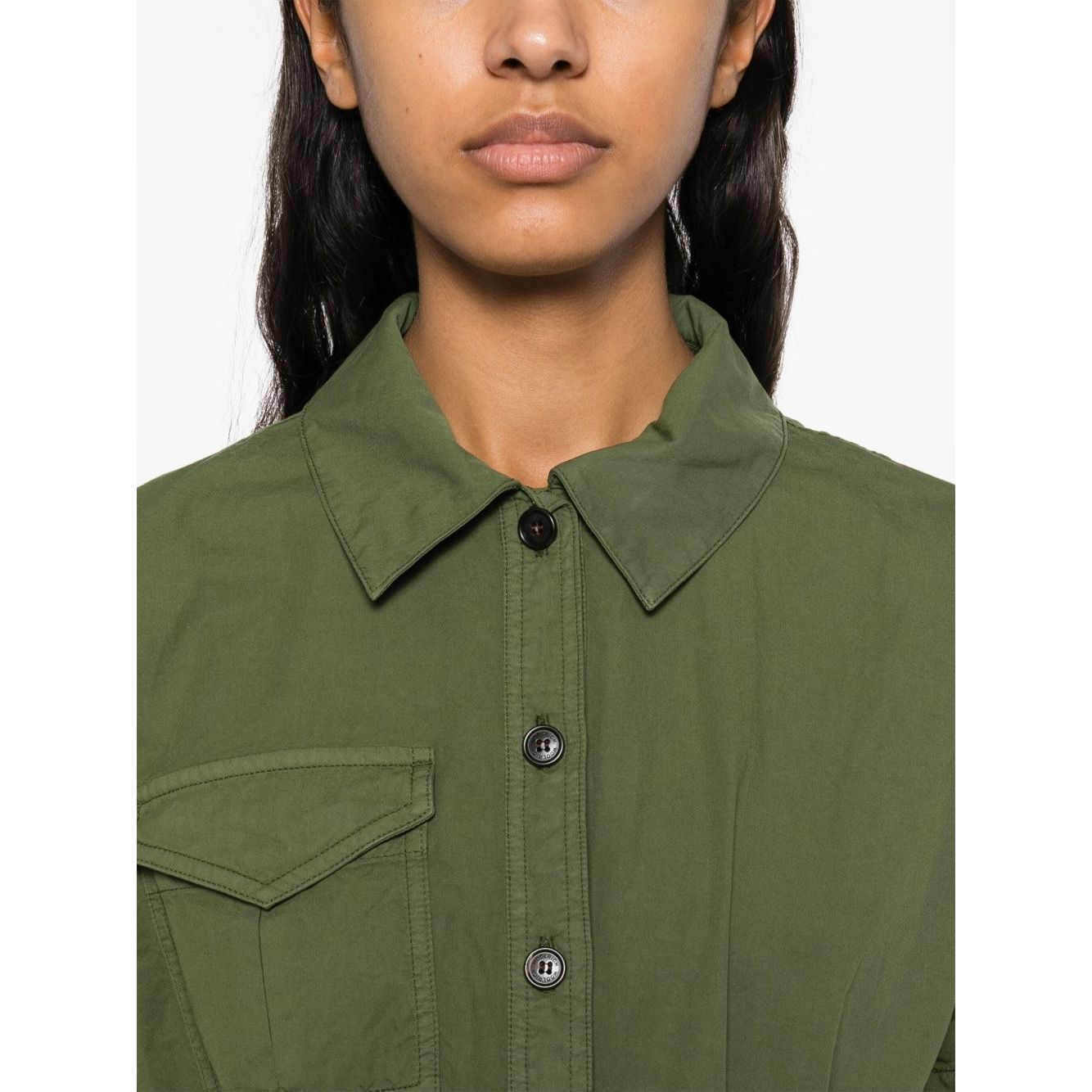 Woolrich belted waist shirt dress