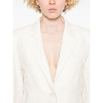 Harris Wharf London crinkled shoulder-pads blazer Jackets