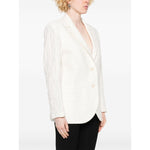 Harris Wharf London crinkled shoulder-pads blazer Jackets