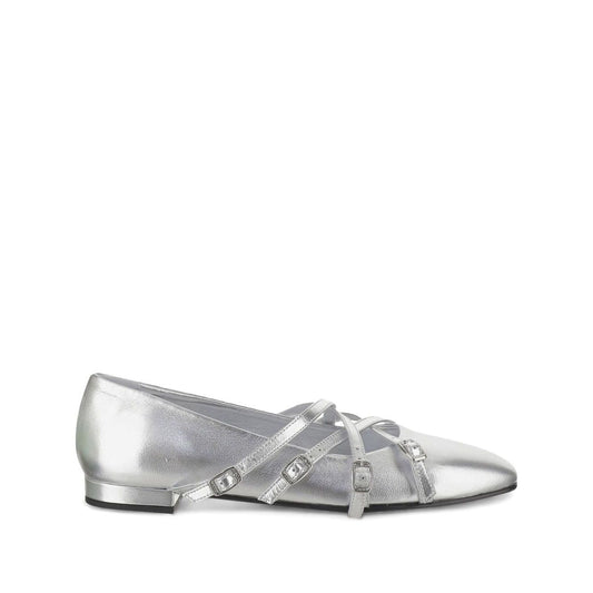 CAREL PARIS Flat shoes Silver Flat Shoes