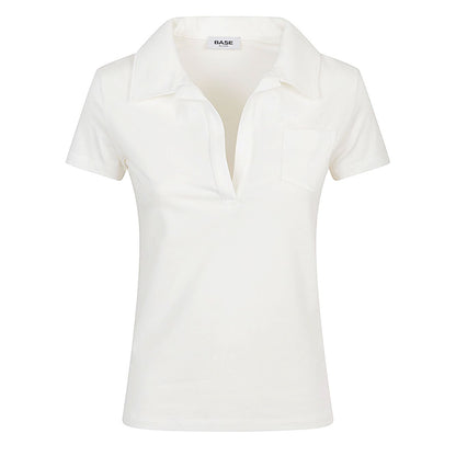Base T-shirts and Polos White Topwear