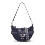 Ganni Buckle small denim cross-body bag A6137642-AI25