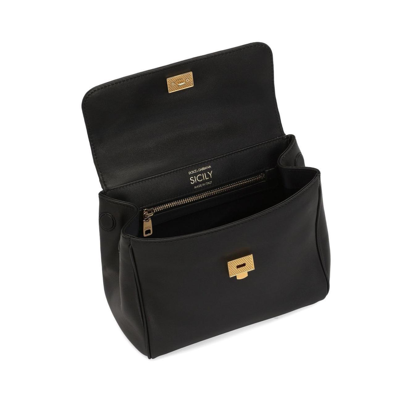 Dolce & Gabbana Sicily soft leather handbag