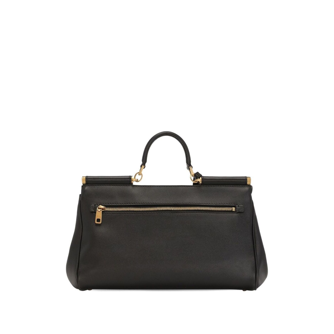 Front view with bag zipped and handles upright.