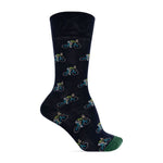 Paul Smith Underwear MultiColour socks with cyclist pattern, jacquard design, ribbed trim, and green toe, available in 3-pack.