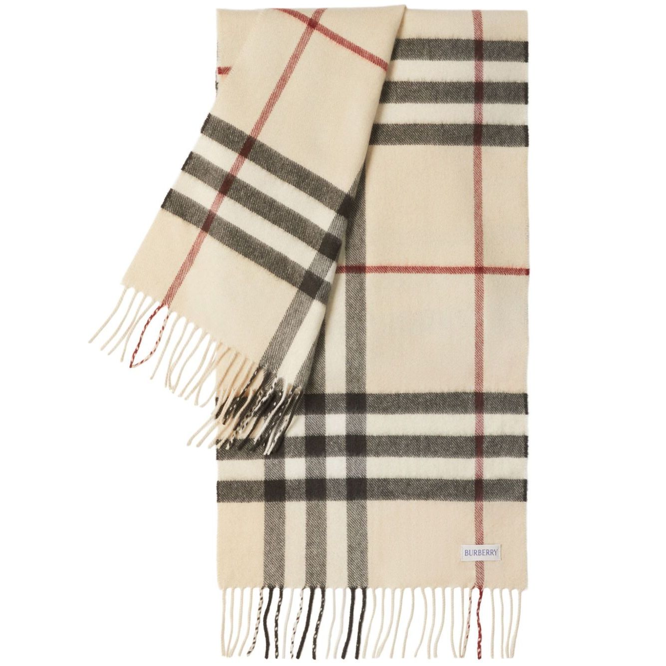 Burberry Check cashmere scarf
