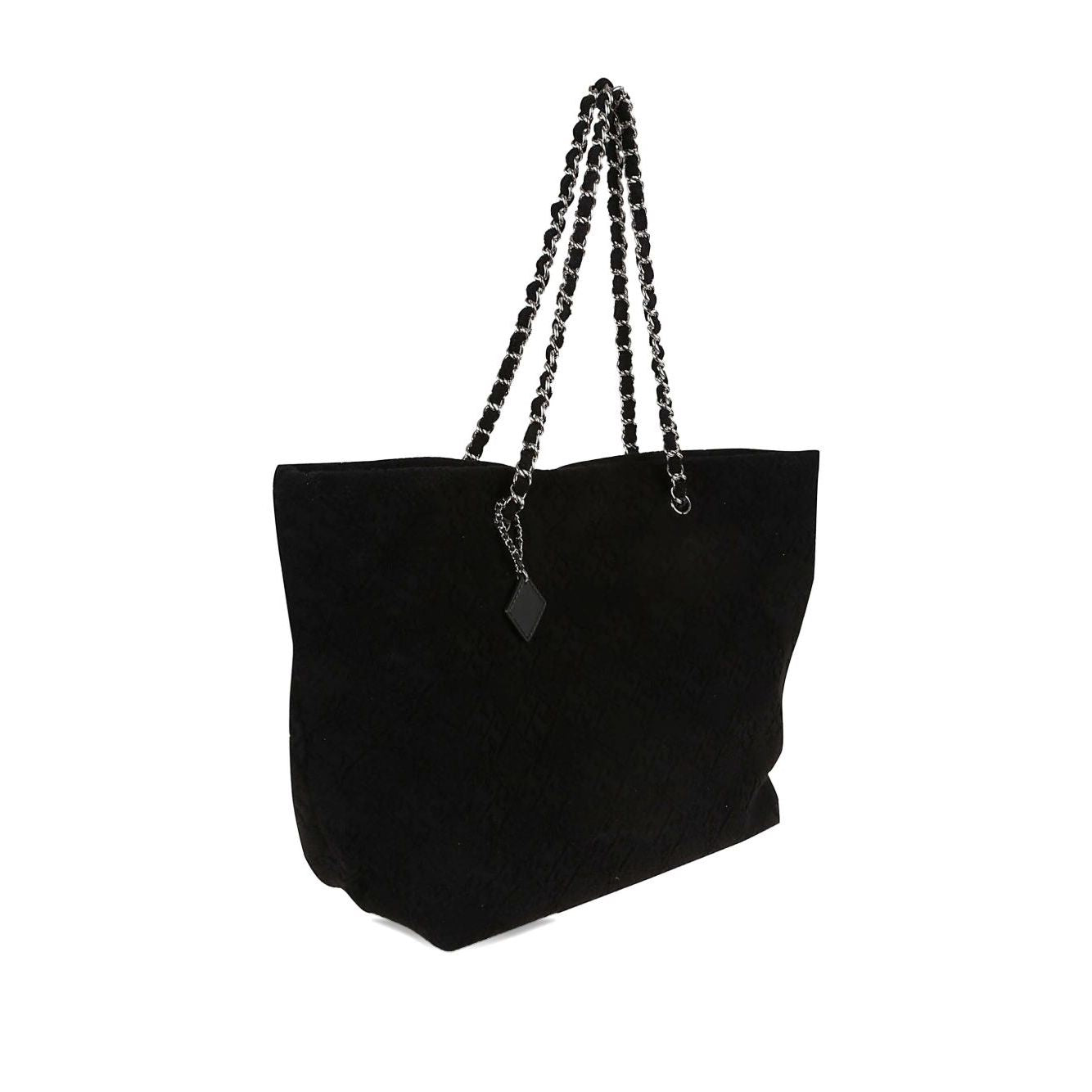 Front view with bag zipped and handles upright.