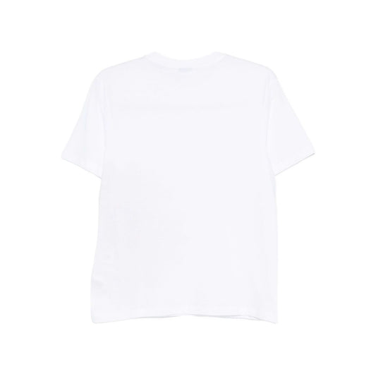 PS By Paul Smith T-shirts and Polos White with floral Zinnia print, cotton short sleeves, crew neck.