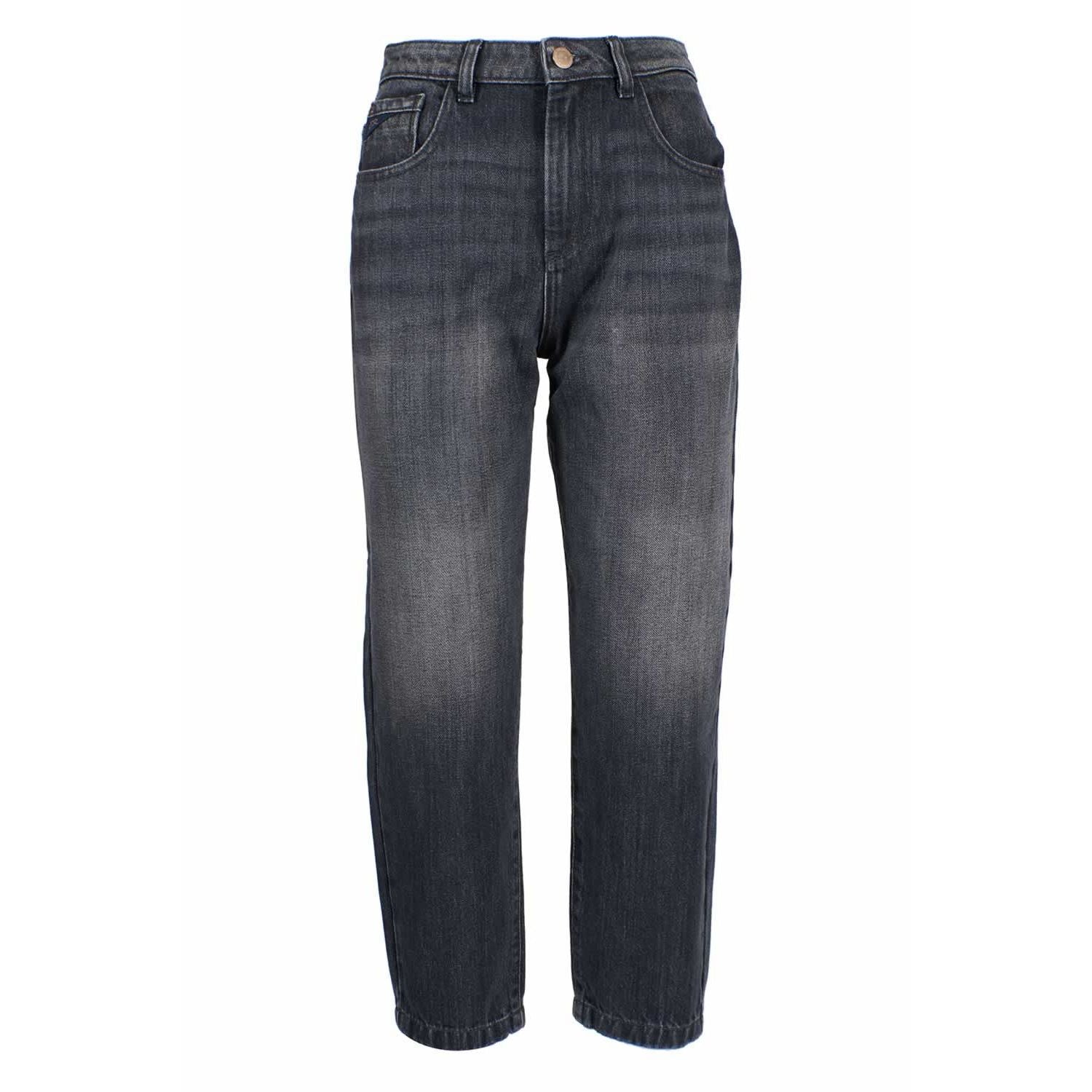 Yes Zee Black Cotton Jeans Denim