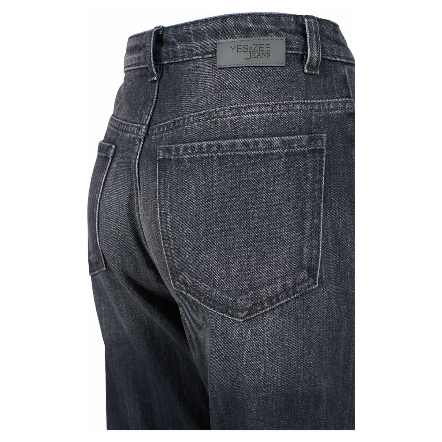 Yes Zee Black Cotton Women Jeans YE-7778-W25