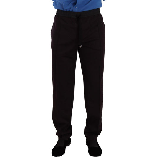 Dolce & Gabbana Bordeaux Cotton Mens Skinny Trouser Pants PAN72948- 58