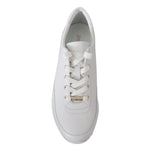 Jimmy Choo Elegant White Leather Sneakers 192954492649