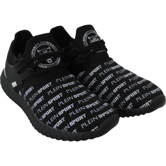 Plein Sport Chic Black Runner Henry Sport Sneakers 4059623074222