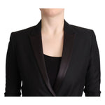 Costume National Black Long Sleeves Double Breasted Jacket