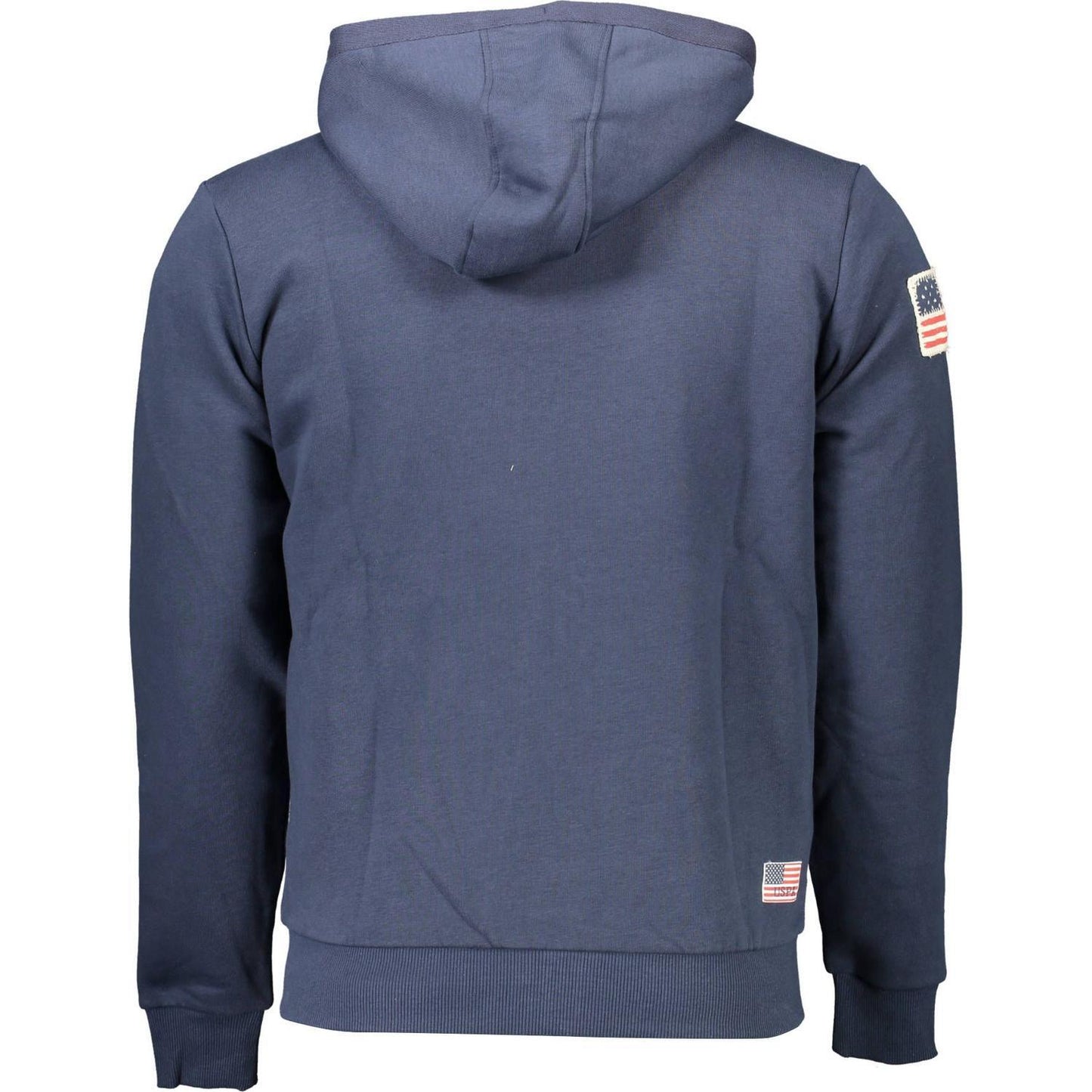 U.S. POLO ASSN. Blue Cotton Men Sweater US-9364-XXL