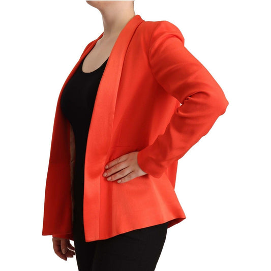 CO|TE Orange Long Sleeves Acetate Blazer Pocket Overcoat Jacket JKT3222 - 42