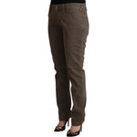 CYCLE Brown Cotton Low Waist Skinny Casual Jeans PAN72672 - 33