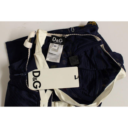 Dolce & Gabbana Blue Sailor Motive Tank Top