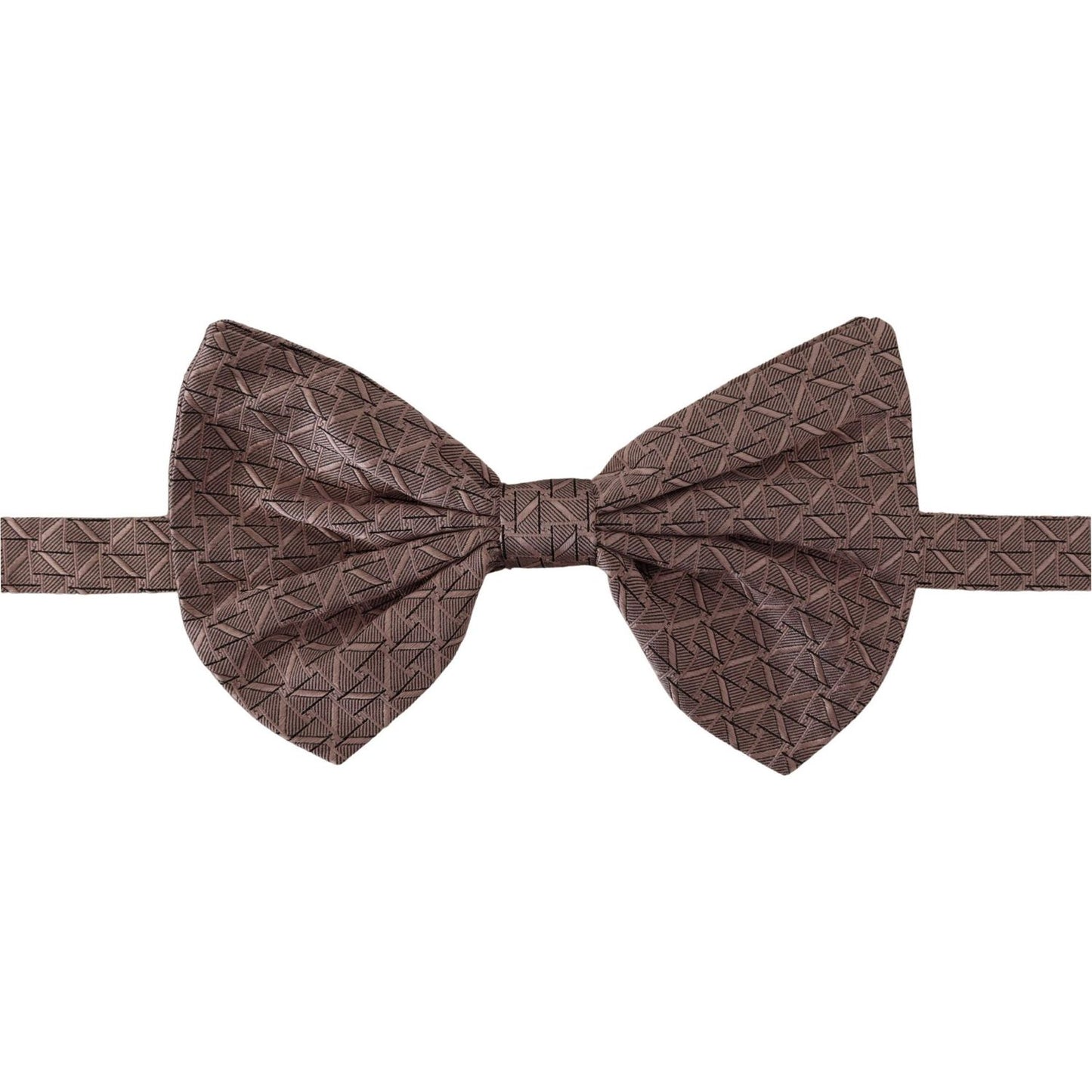 Dolce & Gabbana Gray Fantasy Print Adjustable Neck Papillon Bow Tie FT3732