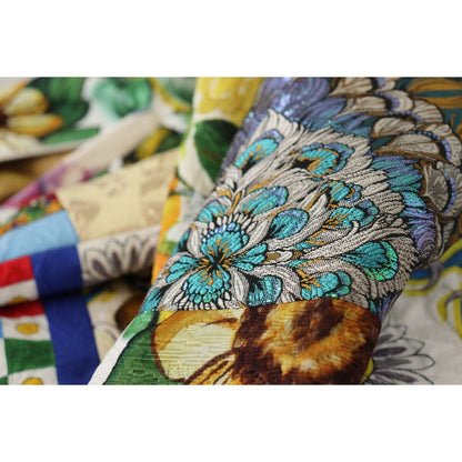 Dolce & Gabbana Multicolor Patchwork Sicily Long Maxi Skirt