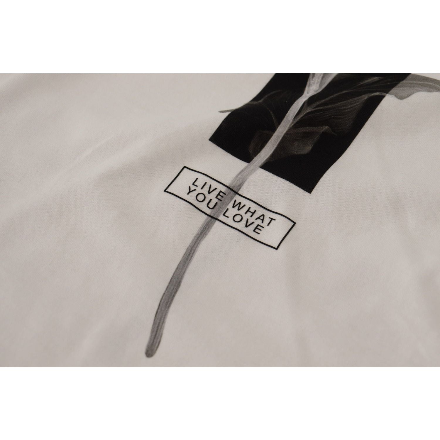 Dolce & Gabbana White Black Roses Crewneck Cotton  T-shirt