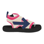 Off-White Fuchsia Neoprene Suede Sandals OF-9457-EU38/US8