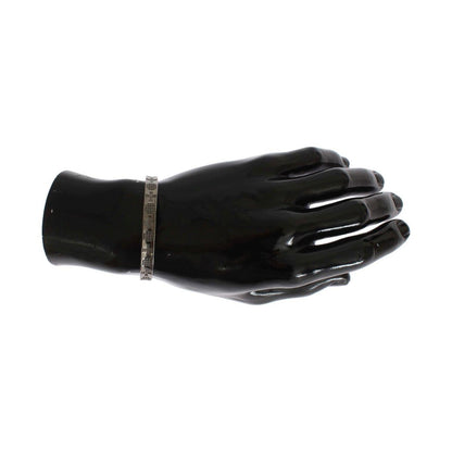 Nialaya Gray Rhodium 925 Silver Bangle Bracelet Bracelet