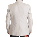 Dolce & Gabbana Gray Silk Single Breasted 2 Pc Blazer JKT3390- 54