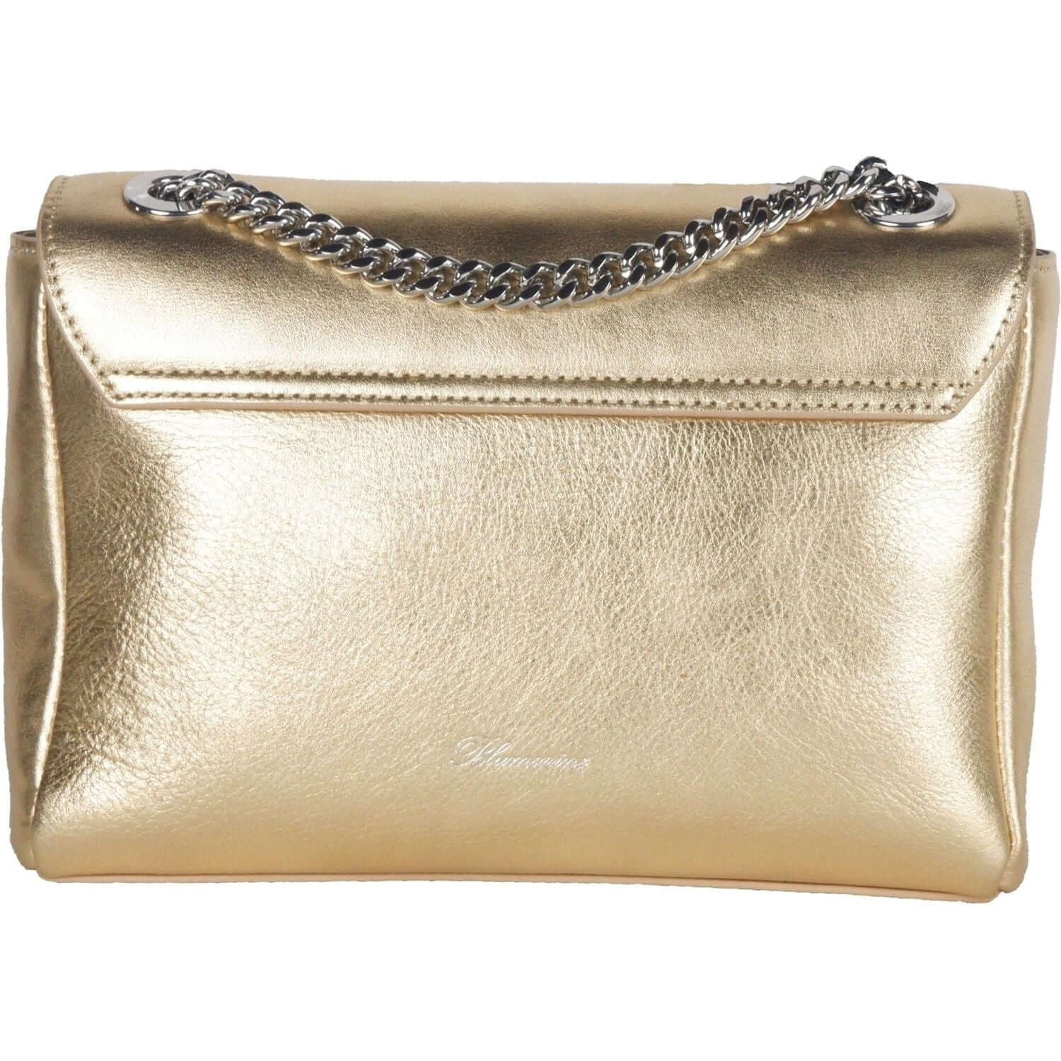 Front view with bag zipped and handles upright.