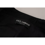 Dolce & Gabbana Black Slim Fit Long Sleeves Snap Jacket