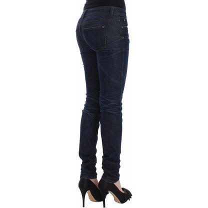 Ermanno Scervino Blue Slim Jeans Denim Pants Skinny Leg Stretch