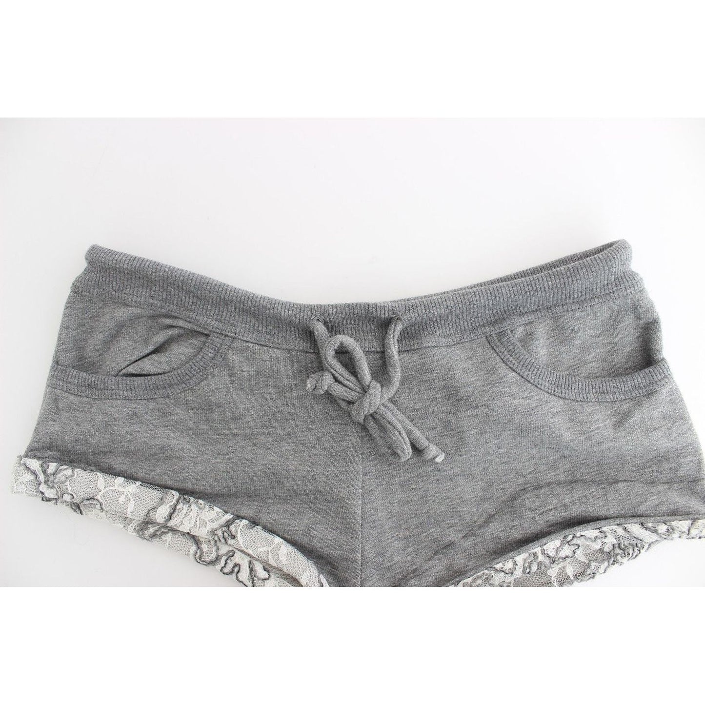 Ermanno Scervino Lingerie Gray Mini Shorts Sleepwear Hotpants Ermanno Scervino