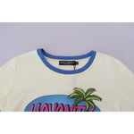 Dolce & Gabbana Yellow Havanity Round Neck Tee Cotton T-shirt DR82988 - 40