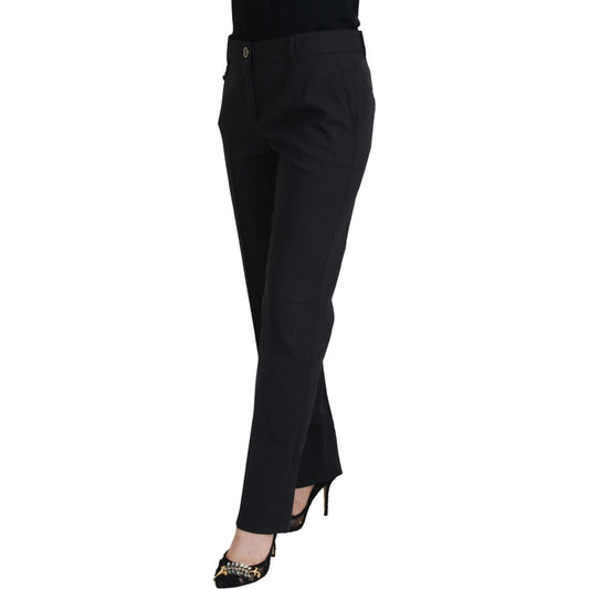 Dolce & Gabbana Grey Women Formal Tapered Pants PAN74027 - 40