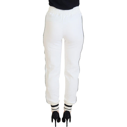 Dolce & Gabbana White DG Logo Sweatpants Pants Dolce & Gabbana